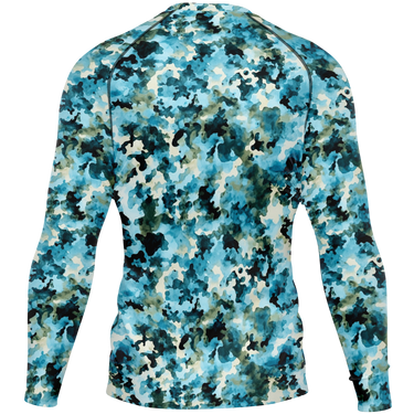 Chokefish™ Long Sleeve Rashguard Acid-Wash Men's Shirt-013